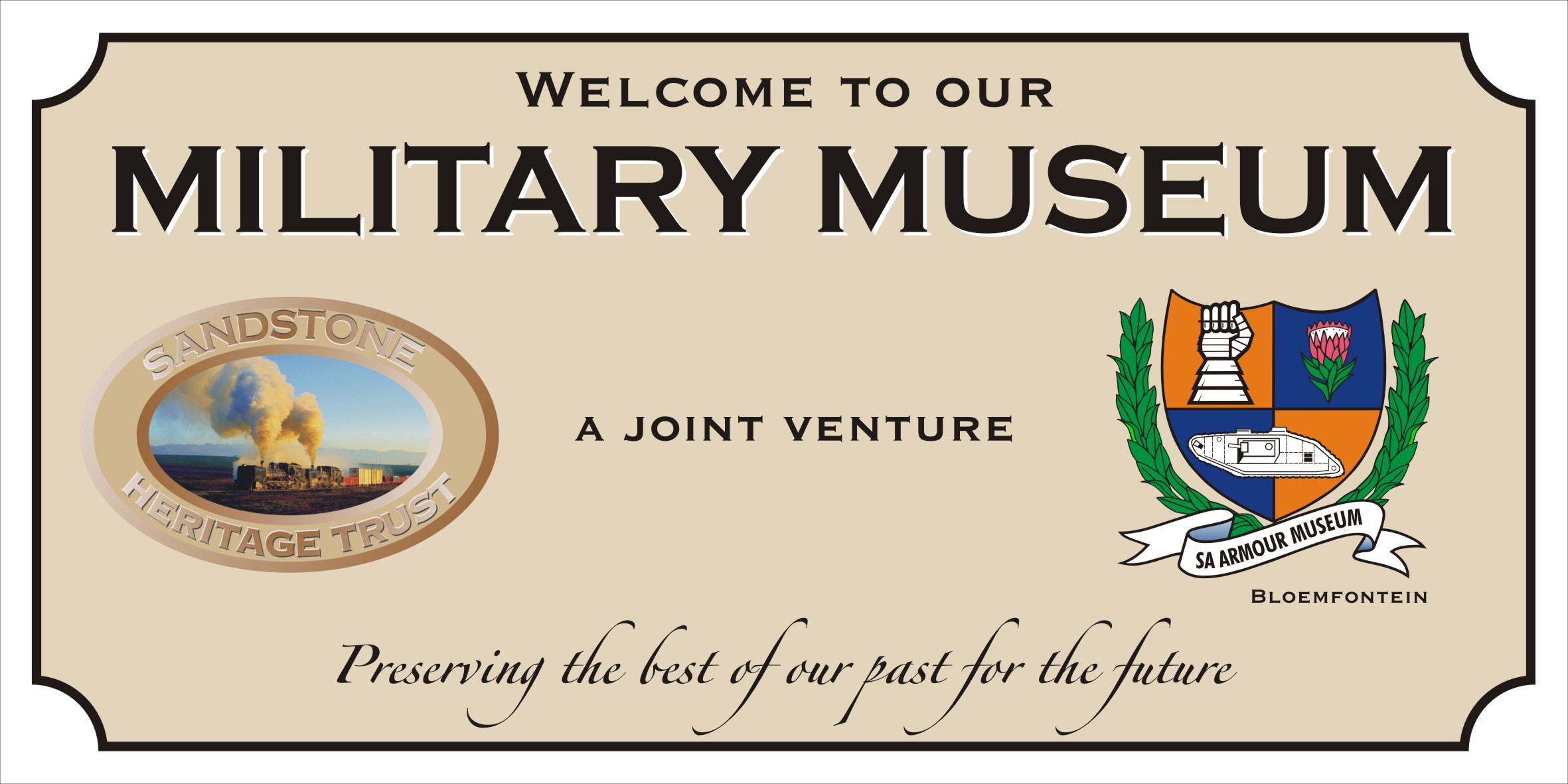 Signboard Military Wing 2 x 1m Feb 2021